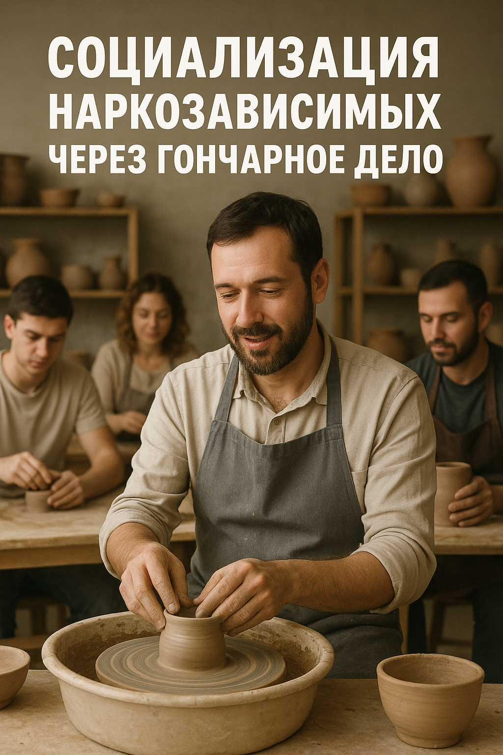 Социализация наркозависимых через гончарное дело